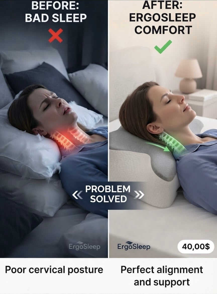 ErgoSleep - Premium Butterfly Cervical Neck Pillow