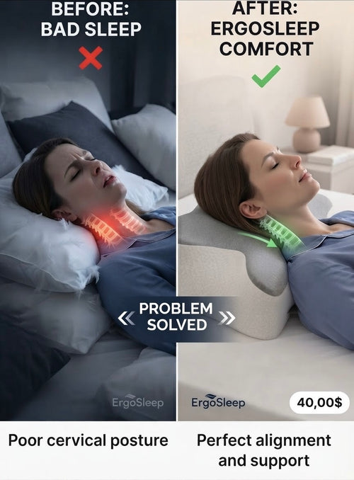 ErgoSleep - Premium Butterfly Cervical Neck Pillow