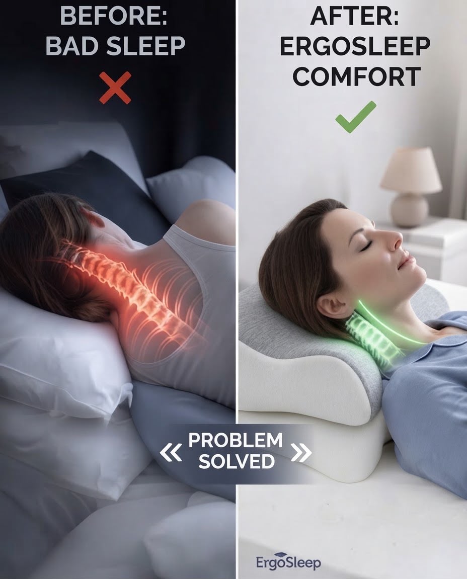 ErgoSleep - Premium Butterfly Cervical Neck Pillow